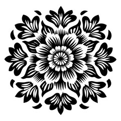 Oriental Ornament Pattern Illustration. SVG
