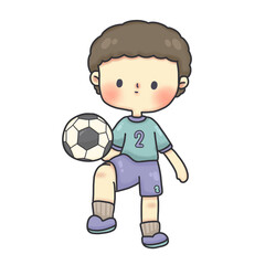 boy with soccer ball