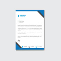 Modern business and corporate letterhead template