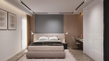 Fototapeta na wymiar Modern Master Bedroom Color Schemes to Suit Your Style
