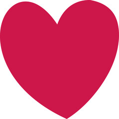 Cute Valentines heart flat pattern