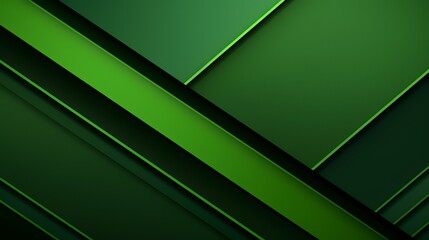 Green abstract background with overlapping layers. Vector design eps 10.