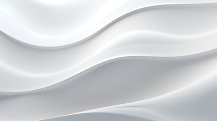Obraz na płótnie Canvas abstract background with smooth wavy lines in white and gray colors