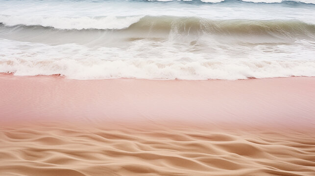 waves on the beach HD 8K wallpaper Stock Photographic Image 