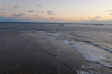宮古島の東平安名崎から朝陽を望む3