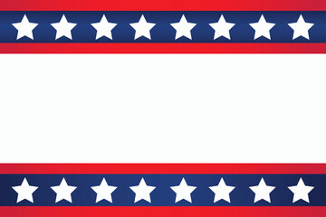 American flag background. 4th of July independence day background. Vector illustration
