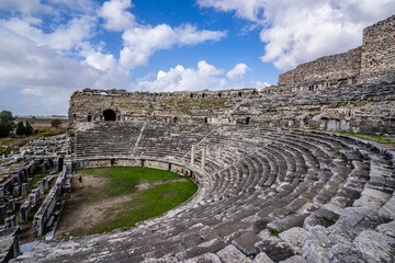 Miletus Ancient City view in Turkey
