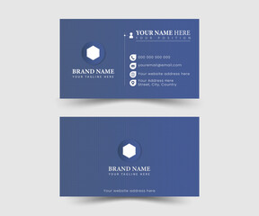 Business Card Layout with Gray Stripes, Minimal Individual Business Card Layout, Business card design template, Clean professional business card template, visiting card, business card template.
