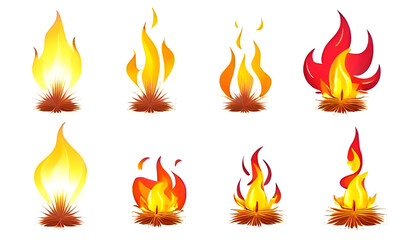 set of fire flames,fire to flames telegraphs in negative 