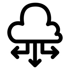 Cloud computing icon