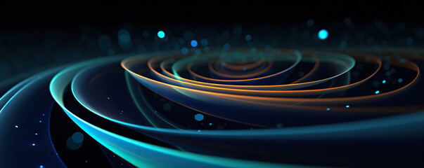 Digital abstract background. Can be used for technological processes, neural networks and AI, digital storages, sound and graphic forms, science, education, etc.