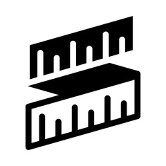 Measuring tape icon