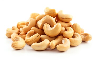 a pile of cashew nuts - obrazy, fototapety, plakaty
