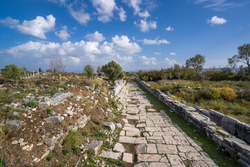 Miletus Ancient City view in Turkey