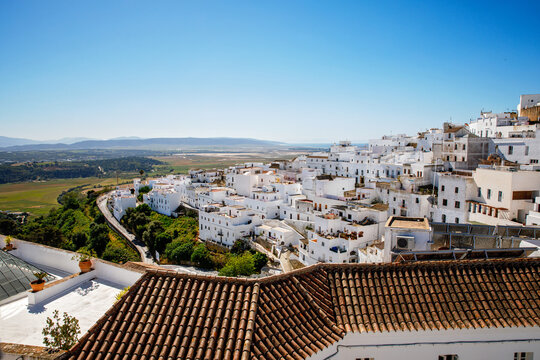 Conil De La Frontera, Spain, One Of The White Villages (Pueblos Blancos) Of  The Province Of Cadiz In Andalucia Stock Photo, Picture and Royalty Free  Image. Image 132893797.