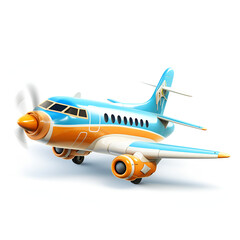 airplane isolated on white