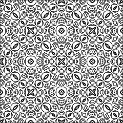  Figures from lines.Abstract background. Black  pattern for web page, textures, card, poster, fabric, textile. Repeat pattern. 