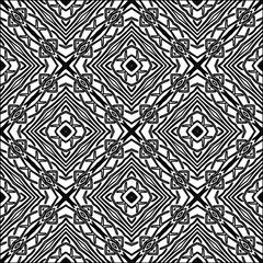  Figures from lines.Abstract background. Black  pattern for web page, textures, card, poster, fabric, textile. Repeat pattern. 
