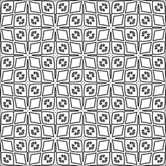  Figures from lines.Abstract background. Black  pattern for web page, textures, card, poster, fabric, textile. Repeat pattern. 