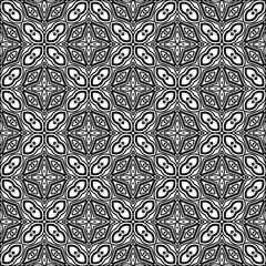  Figures from lines.Abstract background. Black  pattern for web page, textures, card, poster, fabric, textile. Repeat pattern. 