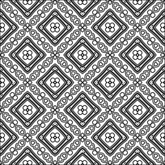  Figures from lines.Abstract background. Black  pattern for web page, textures, card, poster, fabric, textile. Repeat pattern. 