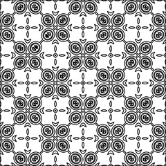  Figures from lines.Abstract background. Black  pattern for web page, textures, card, poster, fabric, textile. Repeat pattern. 