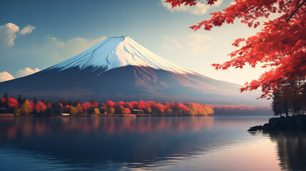 秋の富士山 | Mt.Fuji in autumn Generative AI