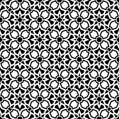 Black pattern. Seamless texture for fashion, textile design,  on wall paper, wrapping paper, fabrics and home decor. Simple repeat pattern.Abstract design.