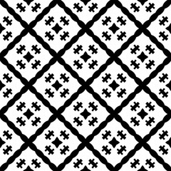 Black pattern. Seamless texture for fashion, textile design,  on wall paper, wrapping paper, fabrics and home decor. Simple repeat pattern.Abstract design.