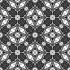 Black pattern. Seamless texture for fashion, textile design,  on wall paper, wrapping paper, fabrics and home decor. Simple repeat pattern.Abstract design.