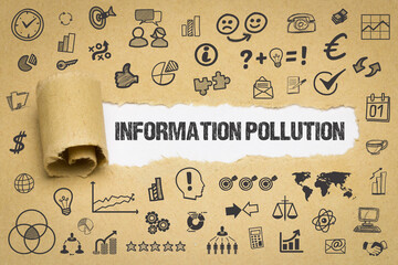 Information Pollution	 - obrazy, fototapety, plakaty