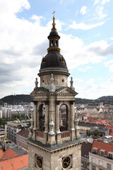 View of Budapest from the top of St. Stephen's Basilica.Budapest, Hungary