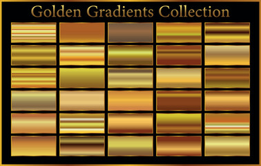 Gold background texture vector icon seamless pattern. Light, realistic, elegant, shiny, metallic and golden gradient illustration. Mesh material. Design for frame, ribbon, coin, abstract