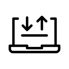 Transfer Icon Vector Symbol Design Illustration