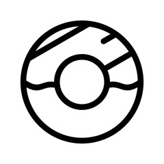 Donut Icon Vector Symbol Design Illustration