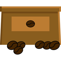 Coffee Bean Sack Illustration