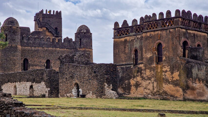 Old castle in Ethiopia Africa 