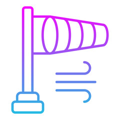 Obraz premium Wind Direction Icon
