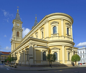 Fototapeta na wymiar Cathedral of the Divine Saviour, Ostrava, Moravia, Czech Republic