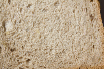 It is a close-up image of whole grain bread.