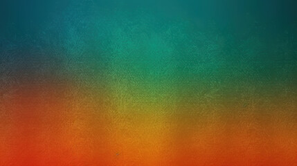 Gradient background with retro grainy film texture. Blurred chroma background. Generative Ai