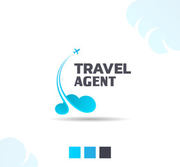 Travel agency logo design