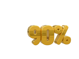 Special offer sale 90% discount sale tags 3d number concept discount promotion sale offer price sign