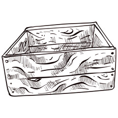 seed box handdrawn illustration