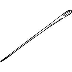 needle handdrawn illustration