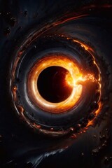 abstract red spiral