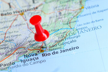 Sao Goncalo, Brazil pin on map