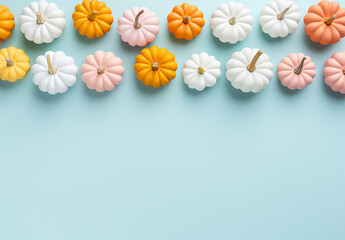 White Pumpkin flat lay Stock Photos And Images
