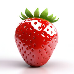 strawberry isolated on white background