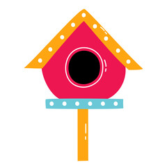 Bird House Vector Set